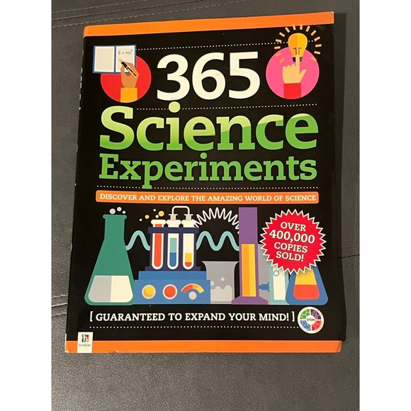Other - STEM Book- 365 Science Experiments book- Kids Learning - PreOwned